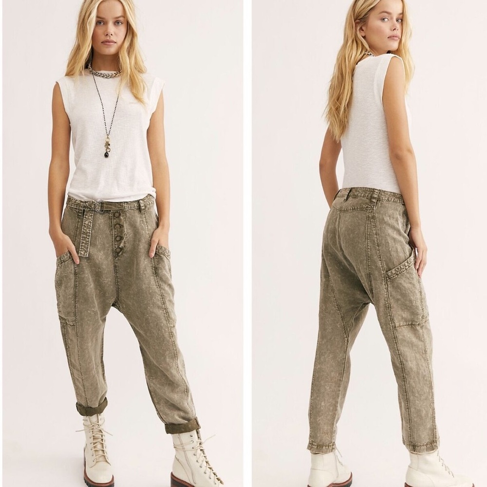 Free People Desert Daze Harem Cargo Pant